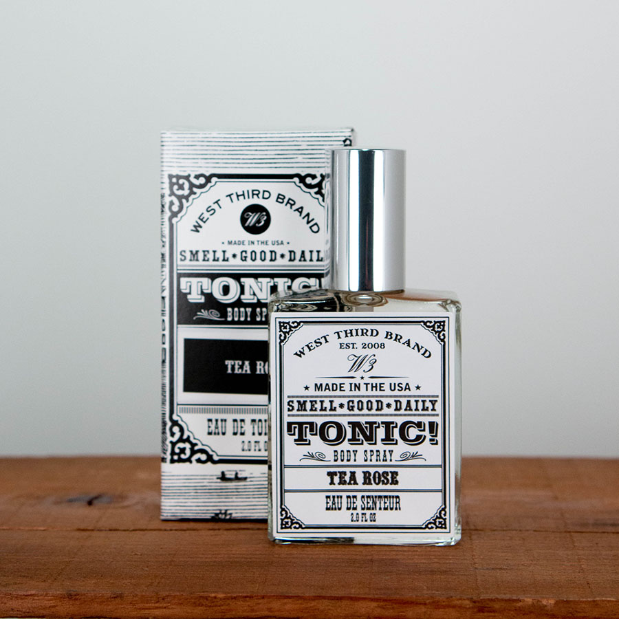 tea rose body tonic  $36